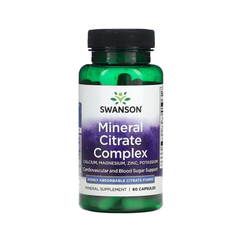 SWANSON CITRATO MINERAL COMPLEX 60 CAPS