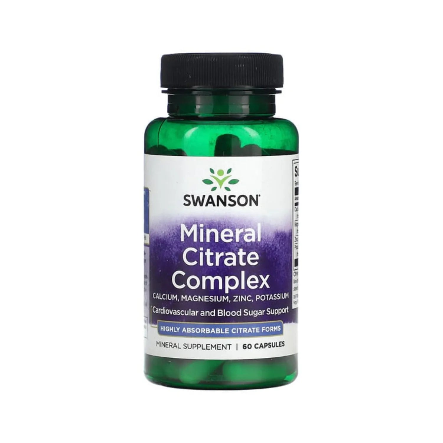 SWANSON CITRATO MINERAL COMPLEX 60 CAPS