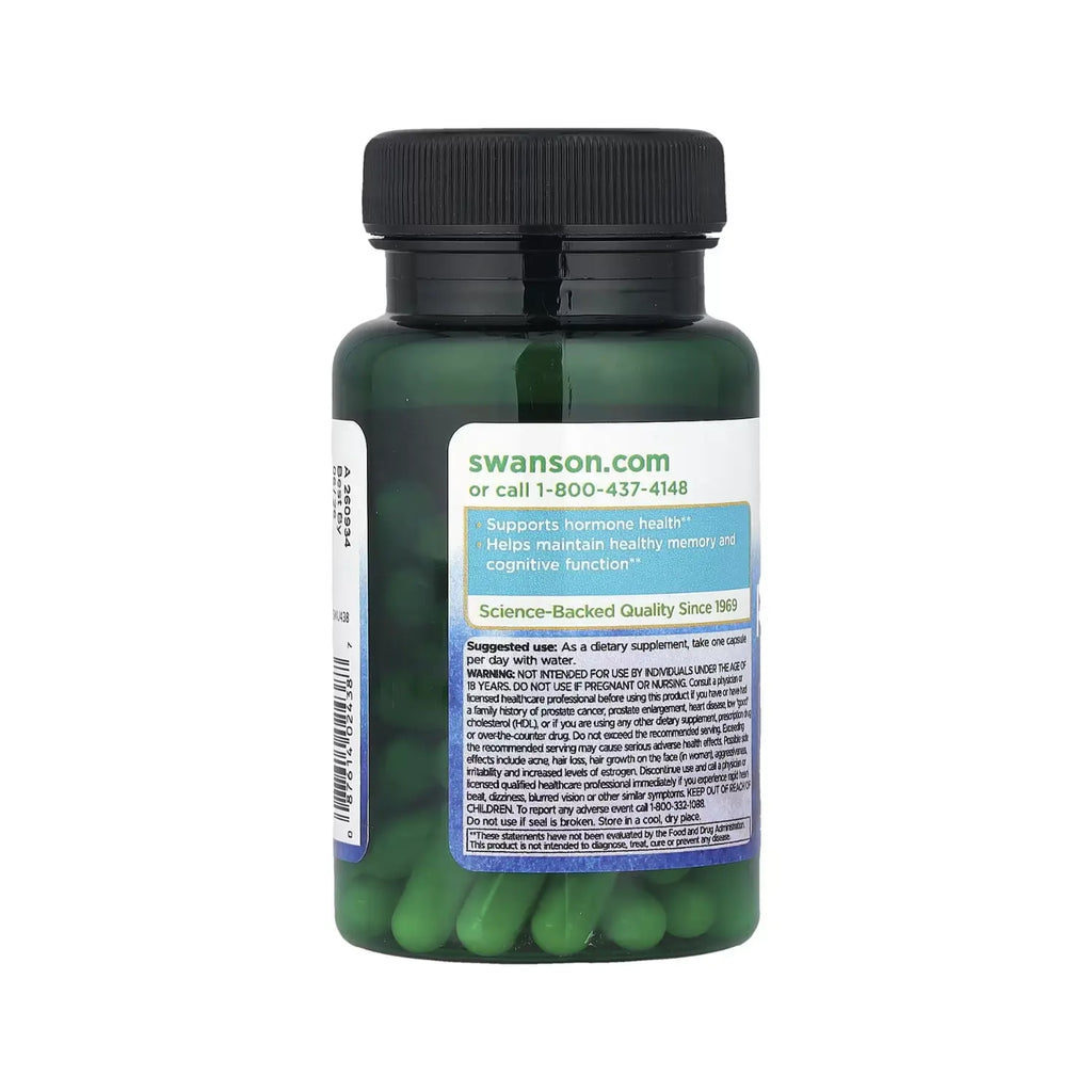 SWANSON PREGNENOLONA 50MG 60 CÁPSULAS sfn