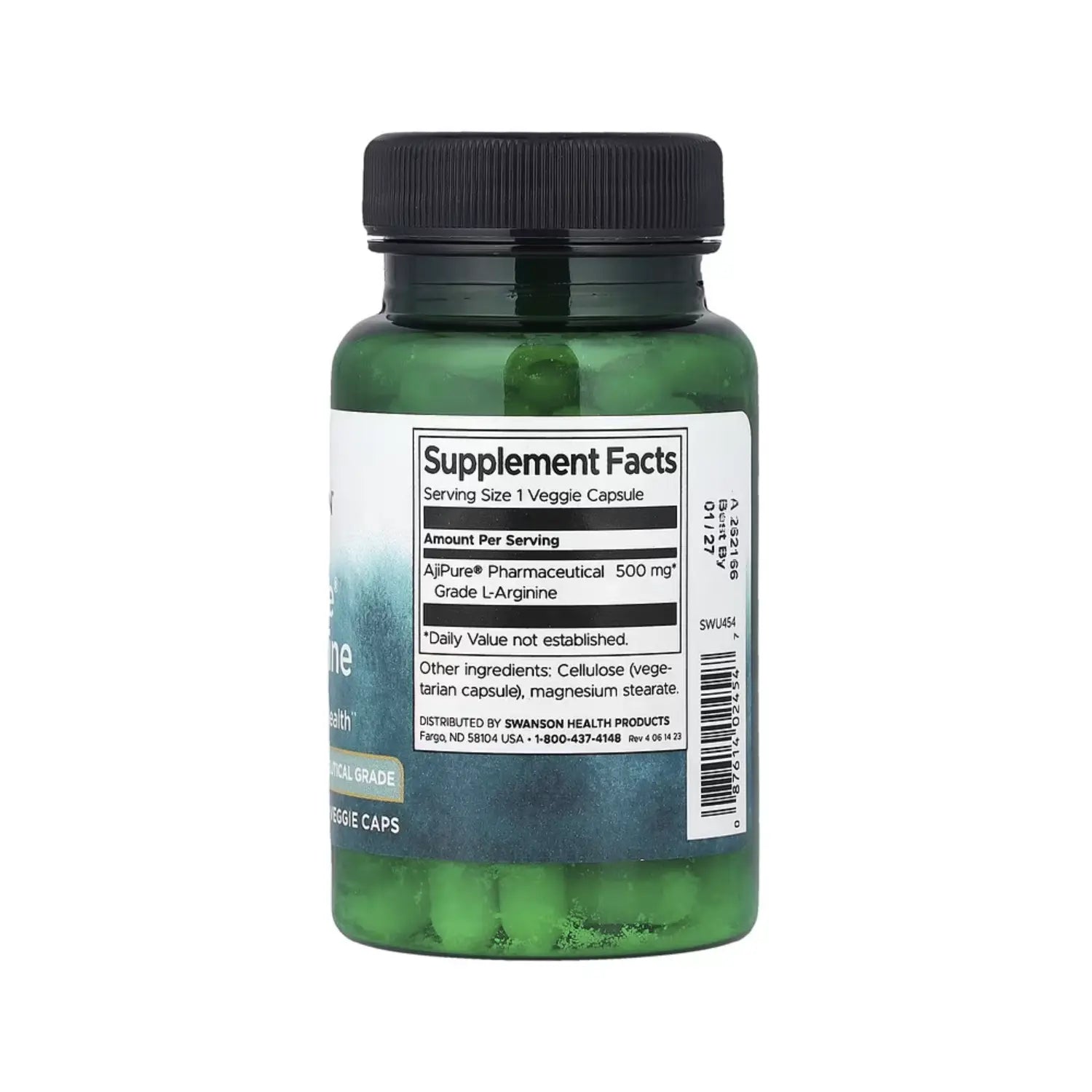 SWANSON L-ARGININA DE CAL.FARM. AJIPURE 500 MG 60 VEGCAPS SFN