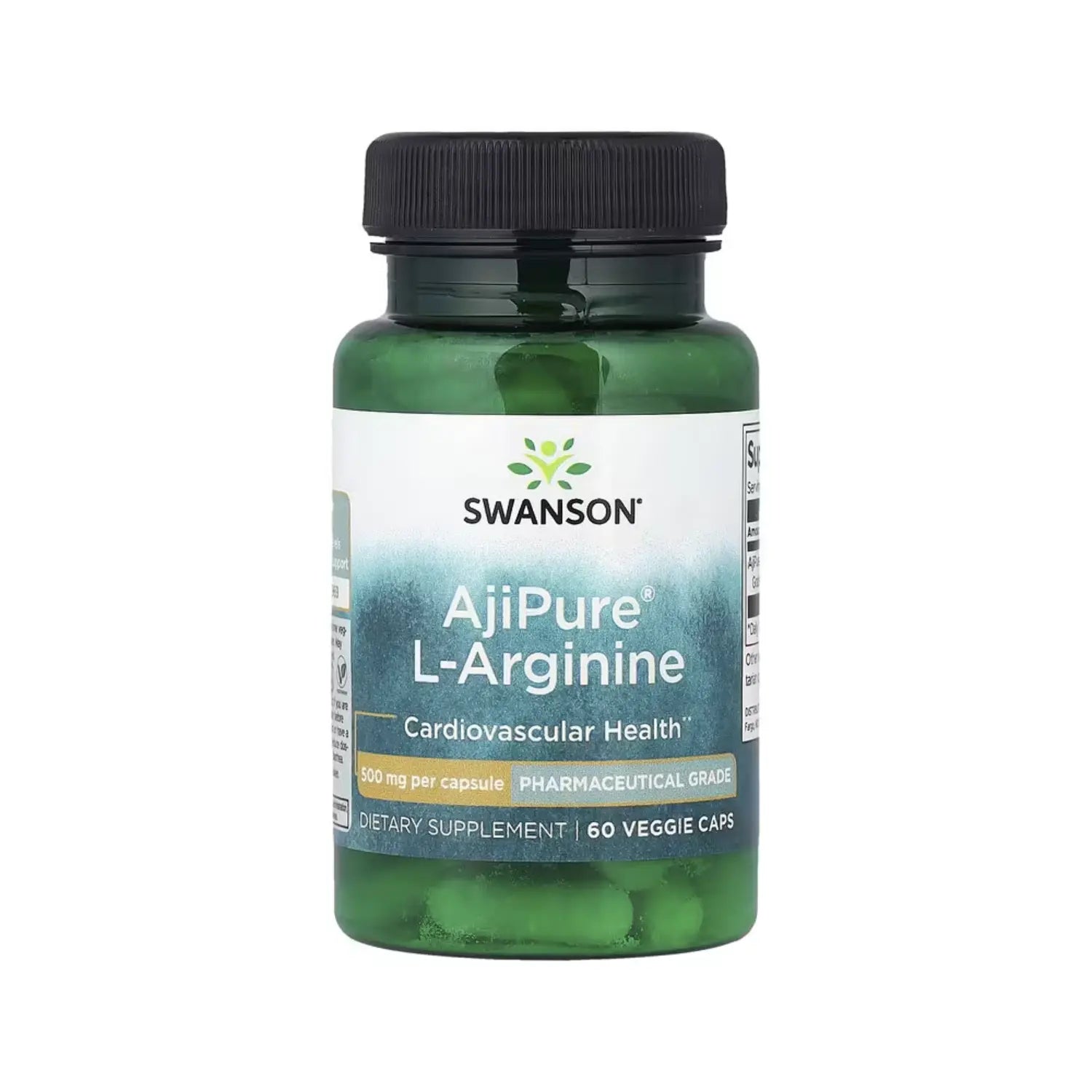 SWANSON L-ARGININA DE CAL.FARM. AJIPURE 500 MG 60 VEGCAPS SFN