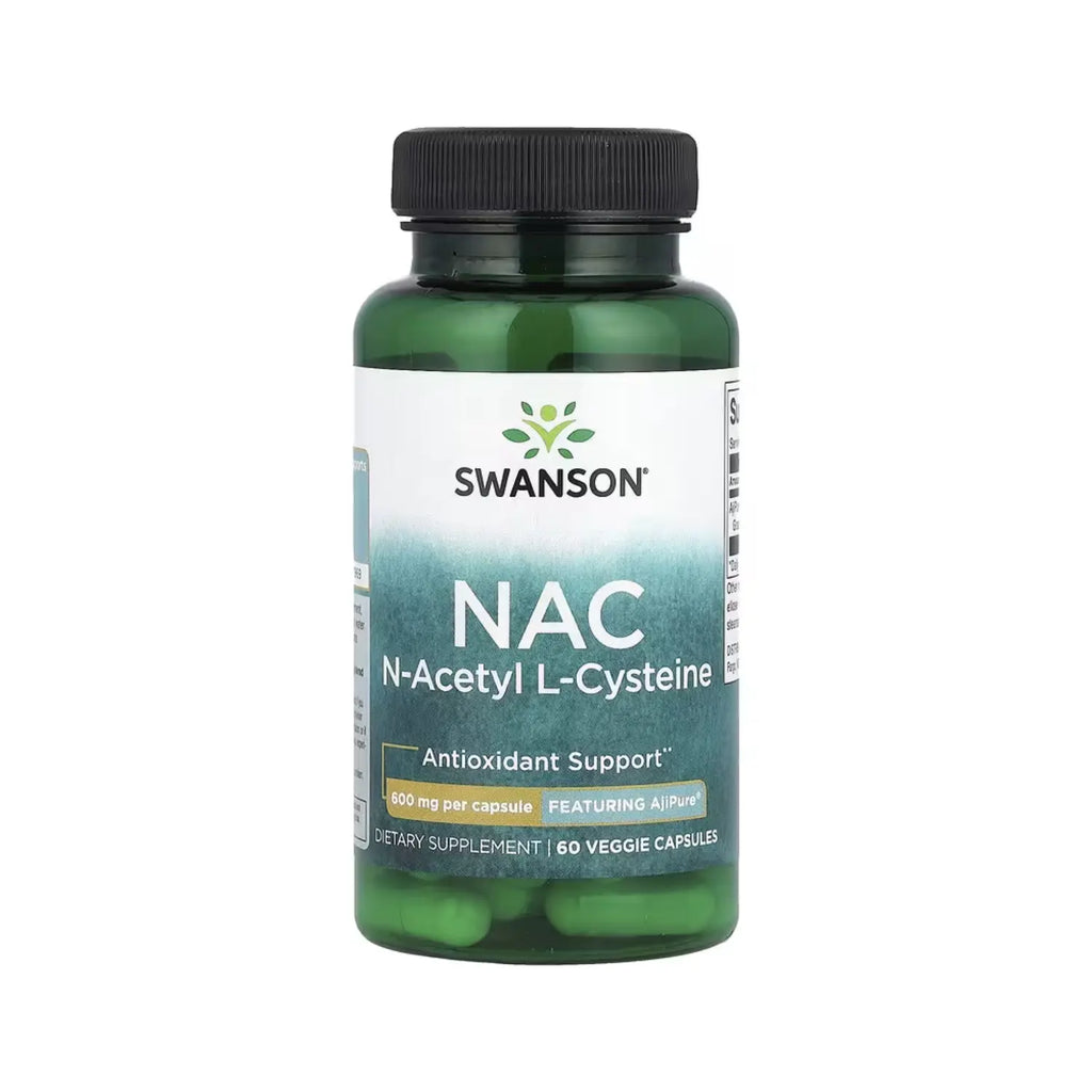 SWANSON NAC N-ACETIL L-CISTEÍNA 600 MG 60 CAPSULAS SFN