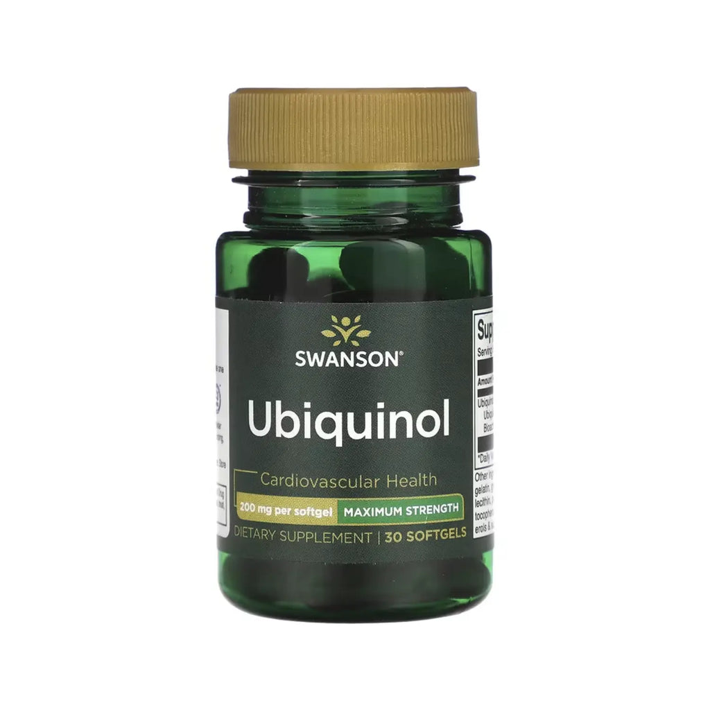 SWANSON UBIQUINOL - FUERZA MÁXIMA 200 MG 30 SGELS SFN