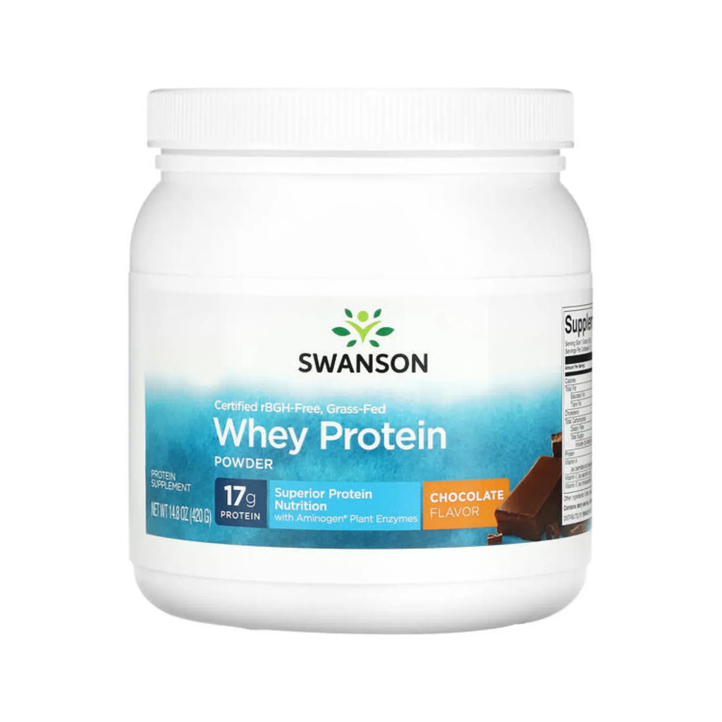 SWANSON PROTEÍNA DE SUERO DE LECHE EN POLVO CHOCOLATE 420G
