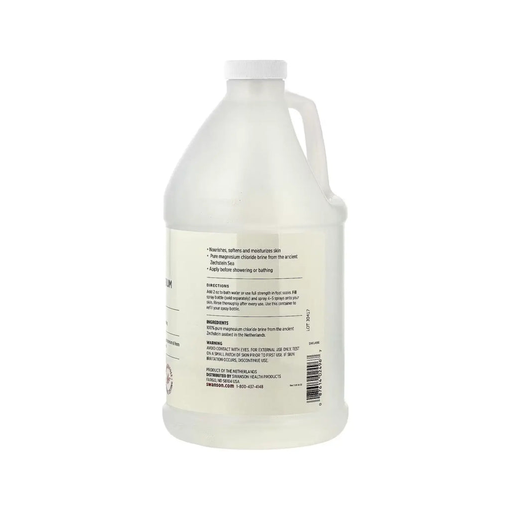 SWANSON ACEITE DE MAGNESIO 1.9 L SFN SIN AROMA LIQUIDO