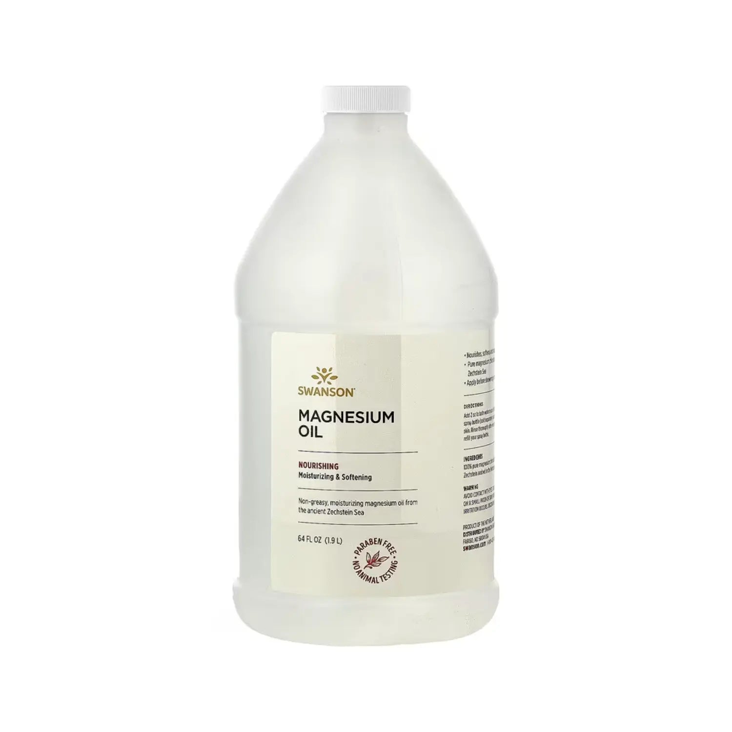 SWANSON ACEITE DE MAGNESIO 1.9 L SFN SIN AROMA LIQUIDO