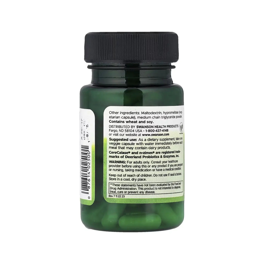 SWANSON N-ZIMES DAIRY 90 VEG CAPS SFN