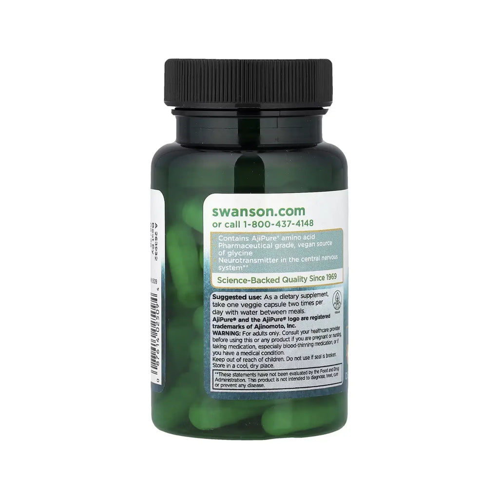 Swanson Glycine - Featuring Ajipure 500 mg 60 Veg Caps SFN