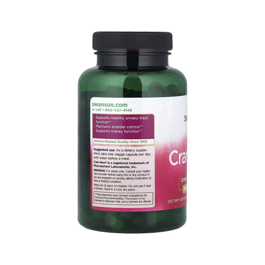 SWANSON CRAN-MAX 500MG 120 VEGCAPS SFN
