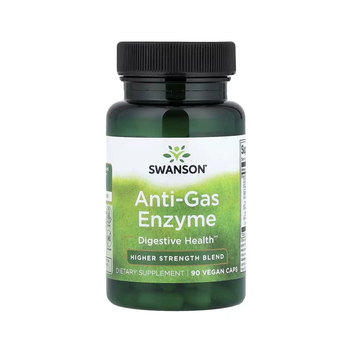 Swanson Anti-Gas Enzyme - High Potency Blend 40 mg 90 Veg Caps SFN