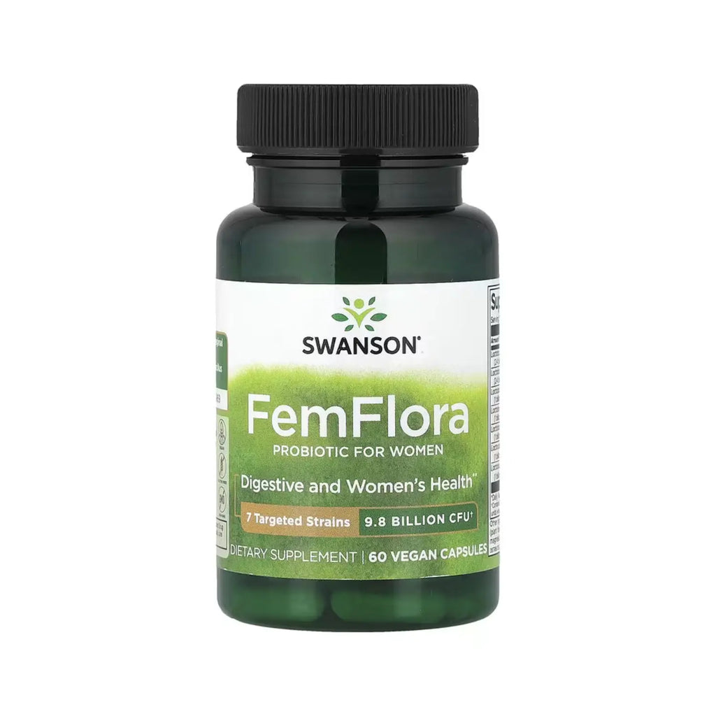 Swanson FemFlora 9.8 BILLION CFU 60 caps sfn