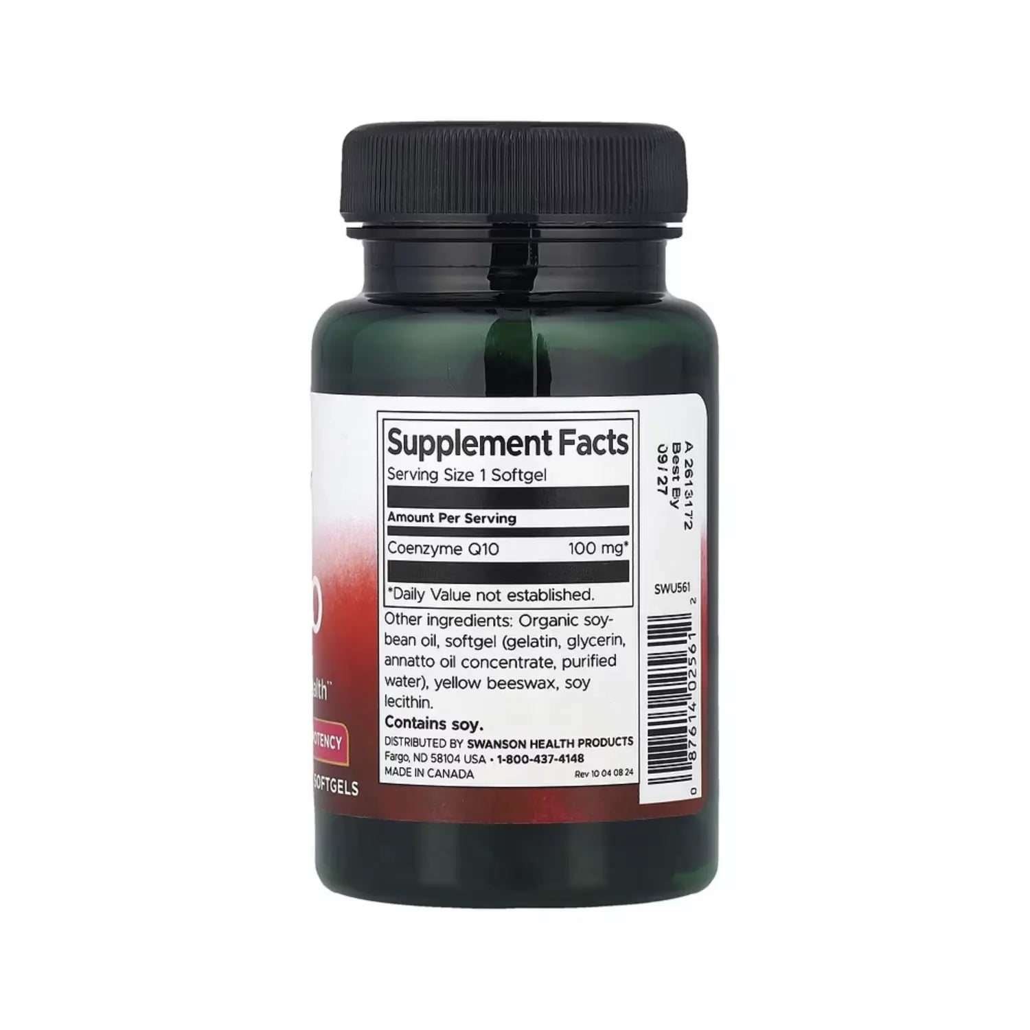 Swanson Coq 10 Salud Cardiovascular 100 Softgels Sfn