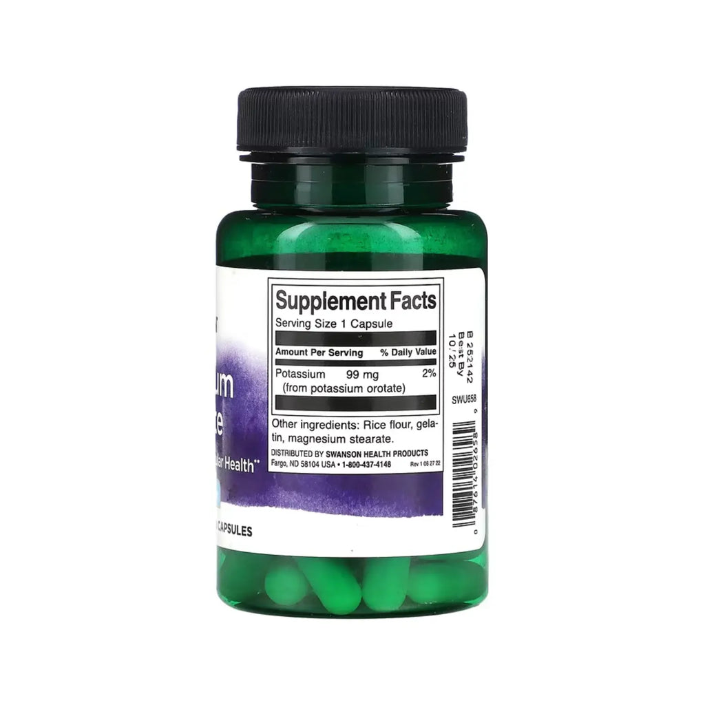 SWANSON POTASIO OROTATE 99 MG 60 CAPS SFN