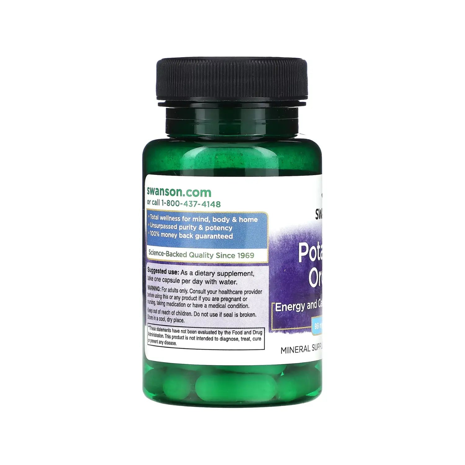 SWANSON POTASIO OROTATE 99 MG 60 CAPS SFN