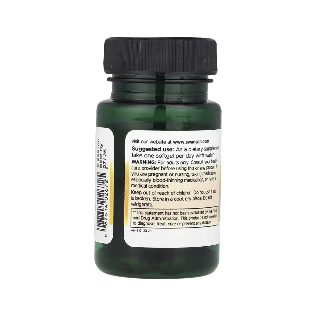 SWANSON ULT VITAMINA NATURAL K2 100 MCG 30 SG SFN