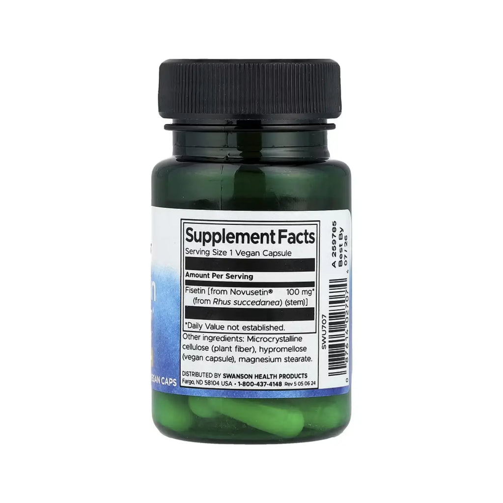 SWANSON FISETIN NOVUSETIN 100 MG 30 V CAPS SFN