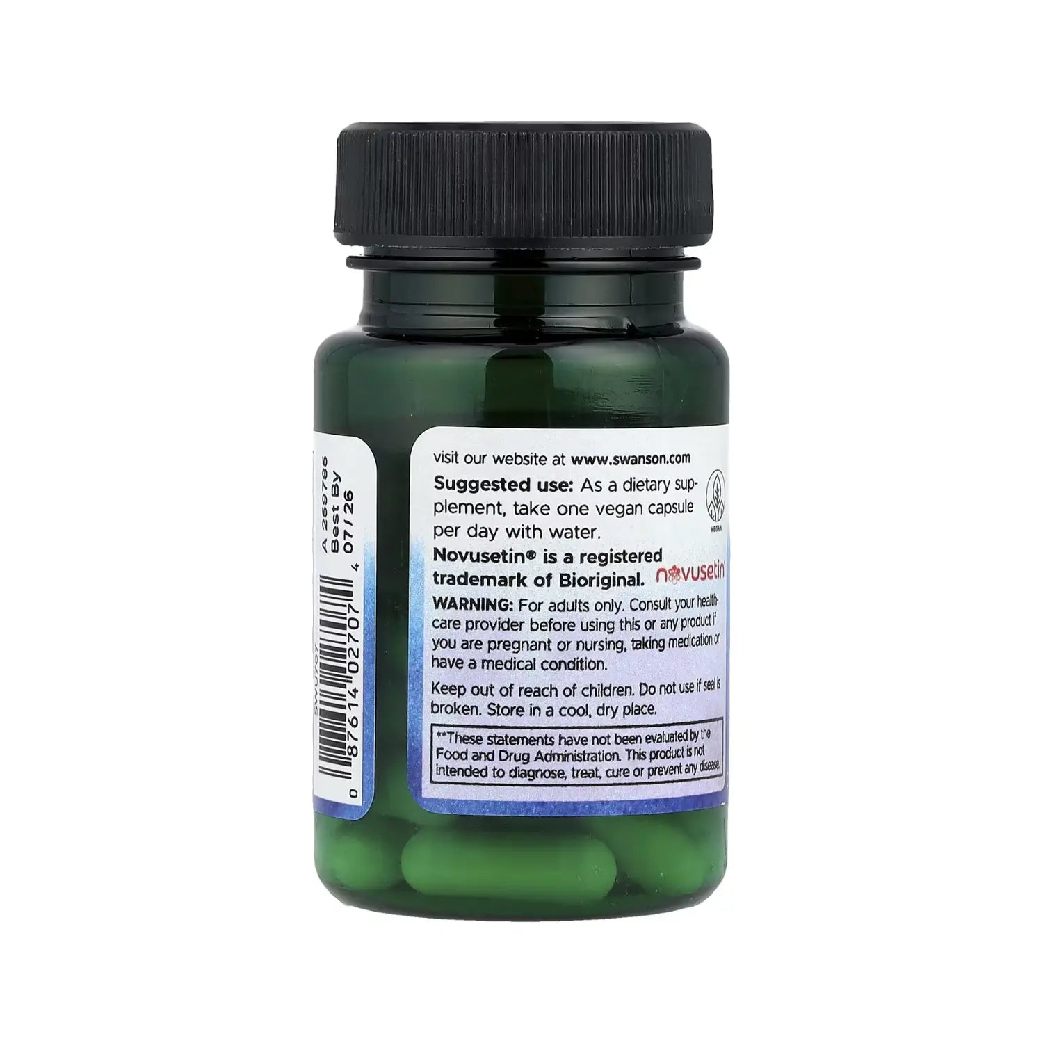 SWANSON FISETIN NOVUSETIN 100 MG 30 V CAPS SFN