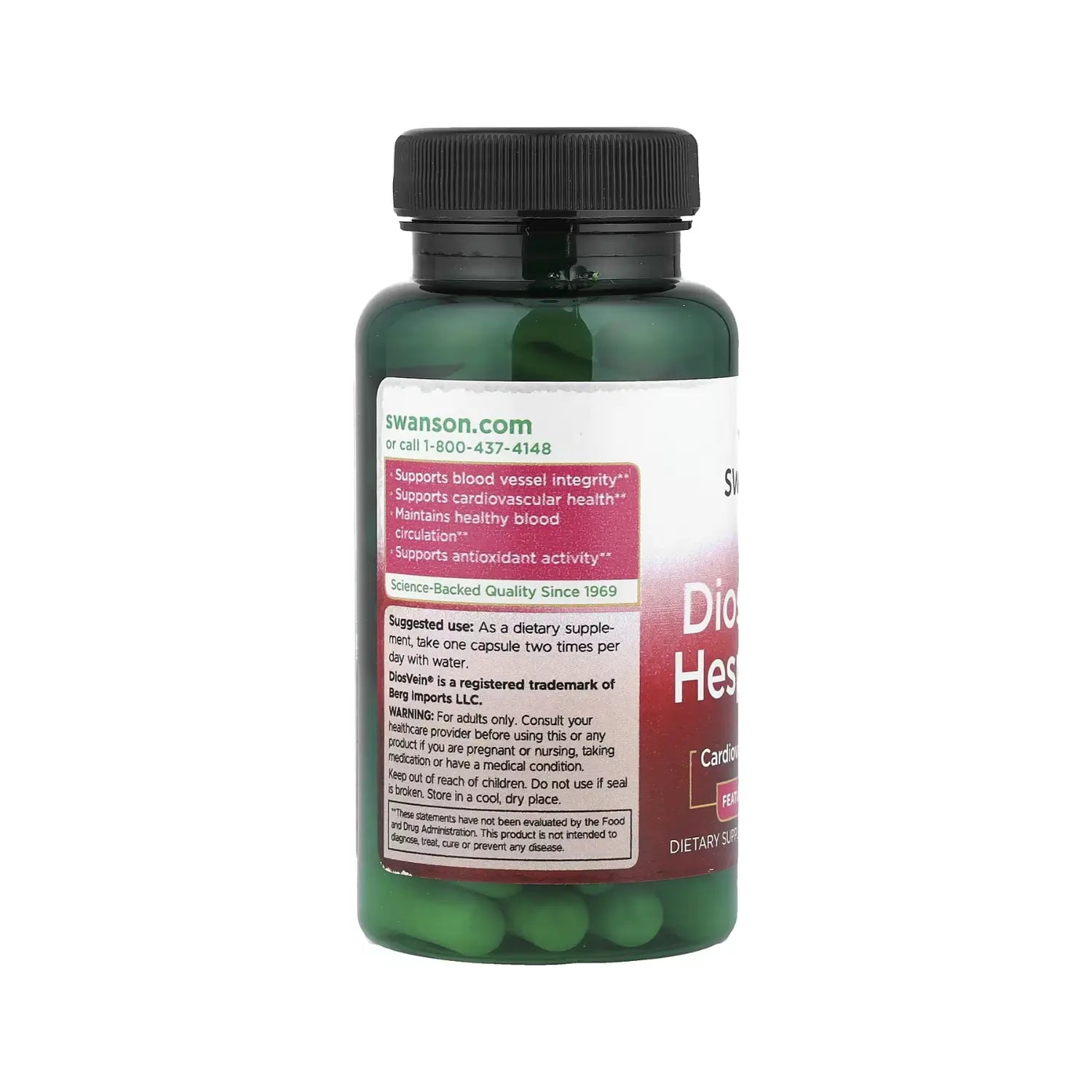 SWANSON DIOSMIN AND HESPERIDIN 60 CAPS