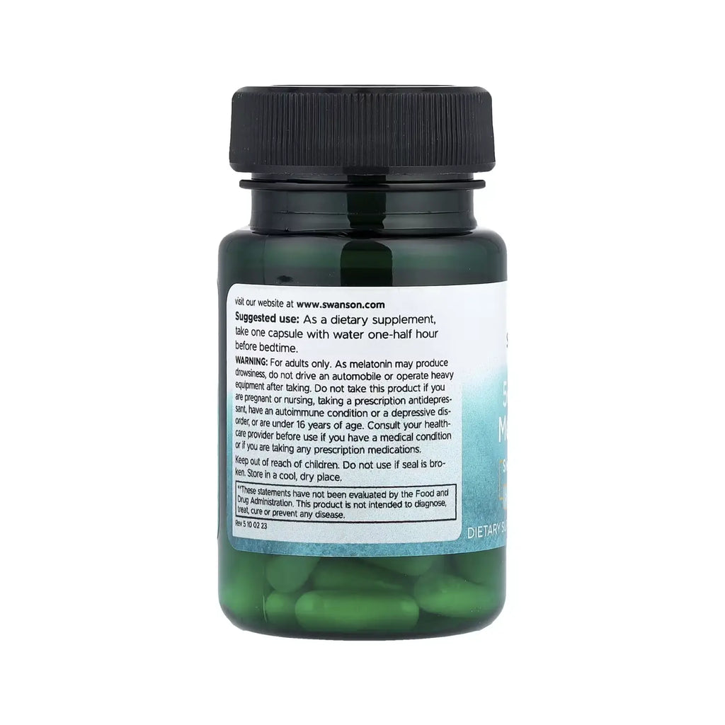 SWANSON 5-HTP Y MELATONINA 30 VEGCAPS SFN