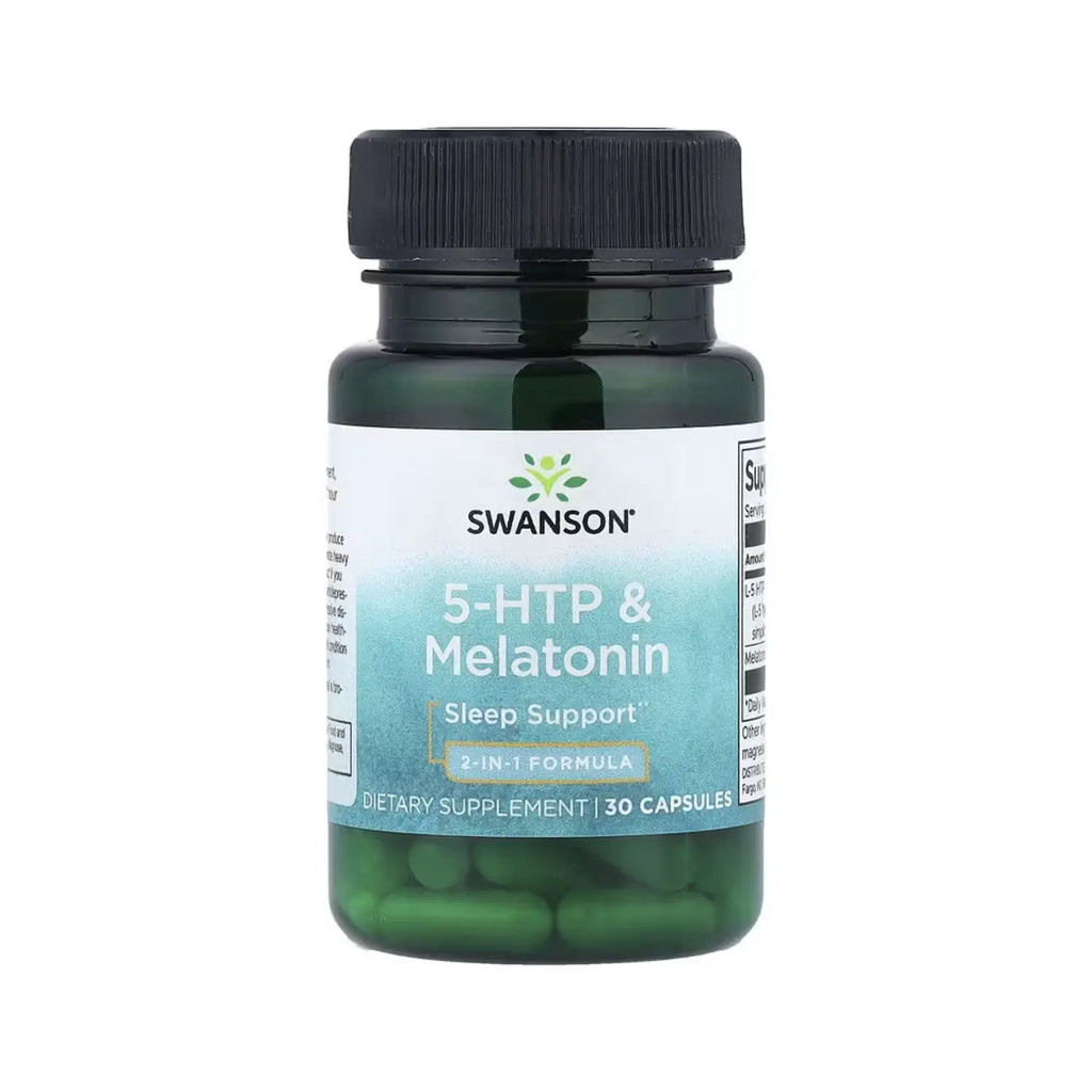 SWANSON 5-HTP Y MELATONINA 30 VEGCAPS SFN