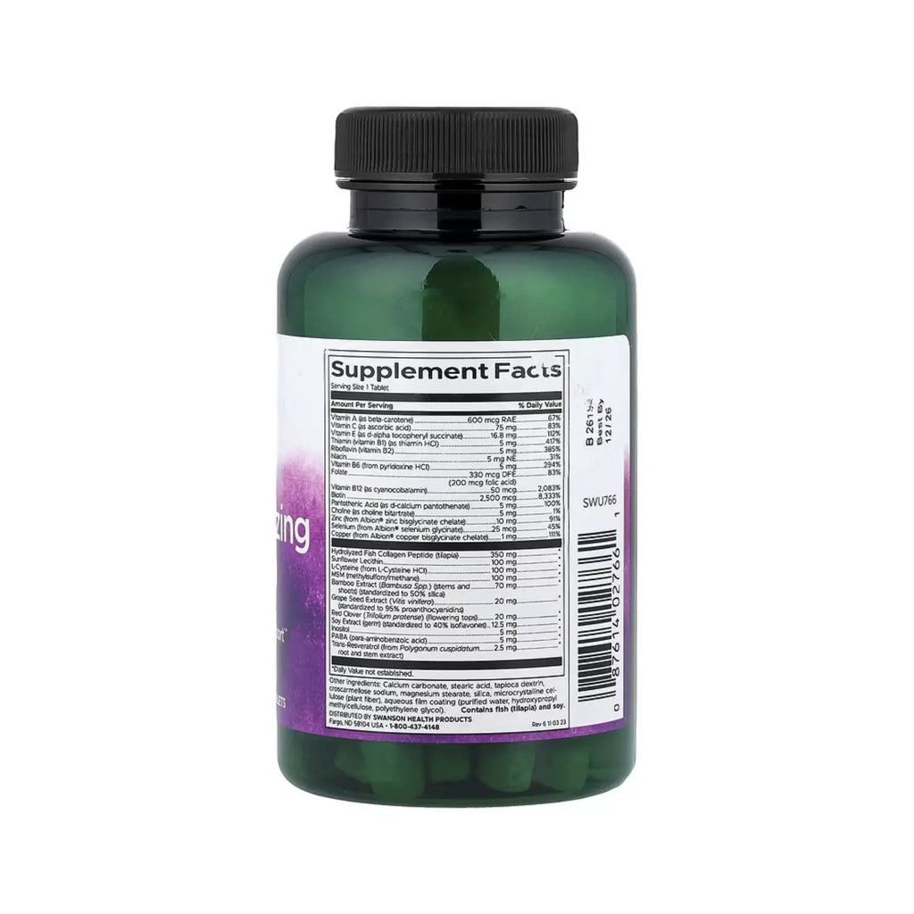 SWANSON FORMULA REVITALIZANTE PARA CABELLO 60TABS SFN