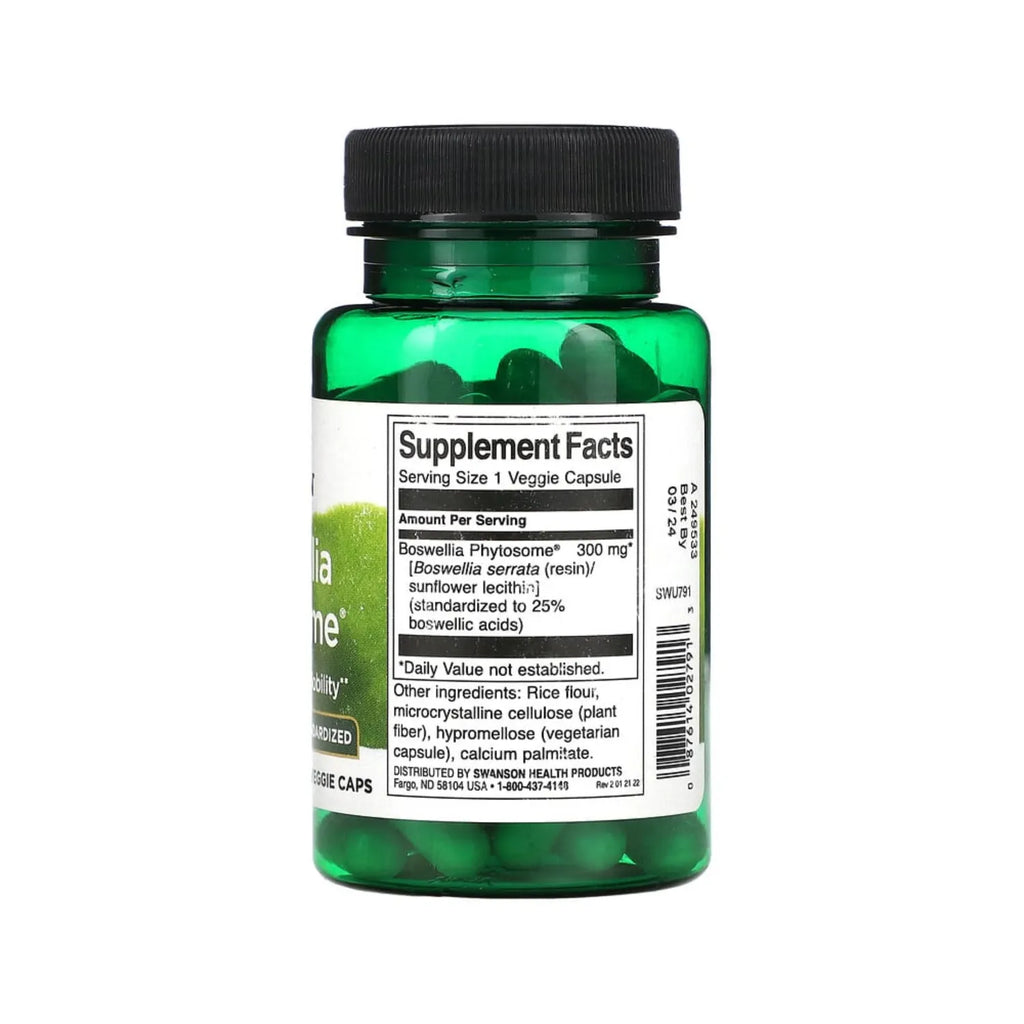 SWANSON FITOSOMA ESTANDARIZADO DE BOSWELLIA 60VEGCAPS SFN