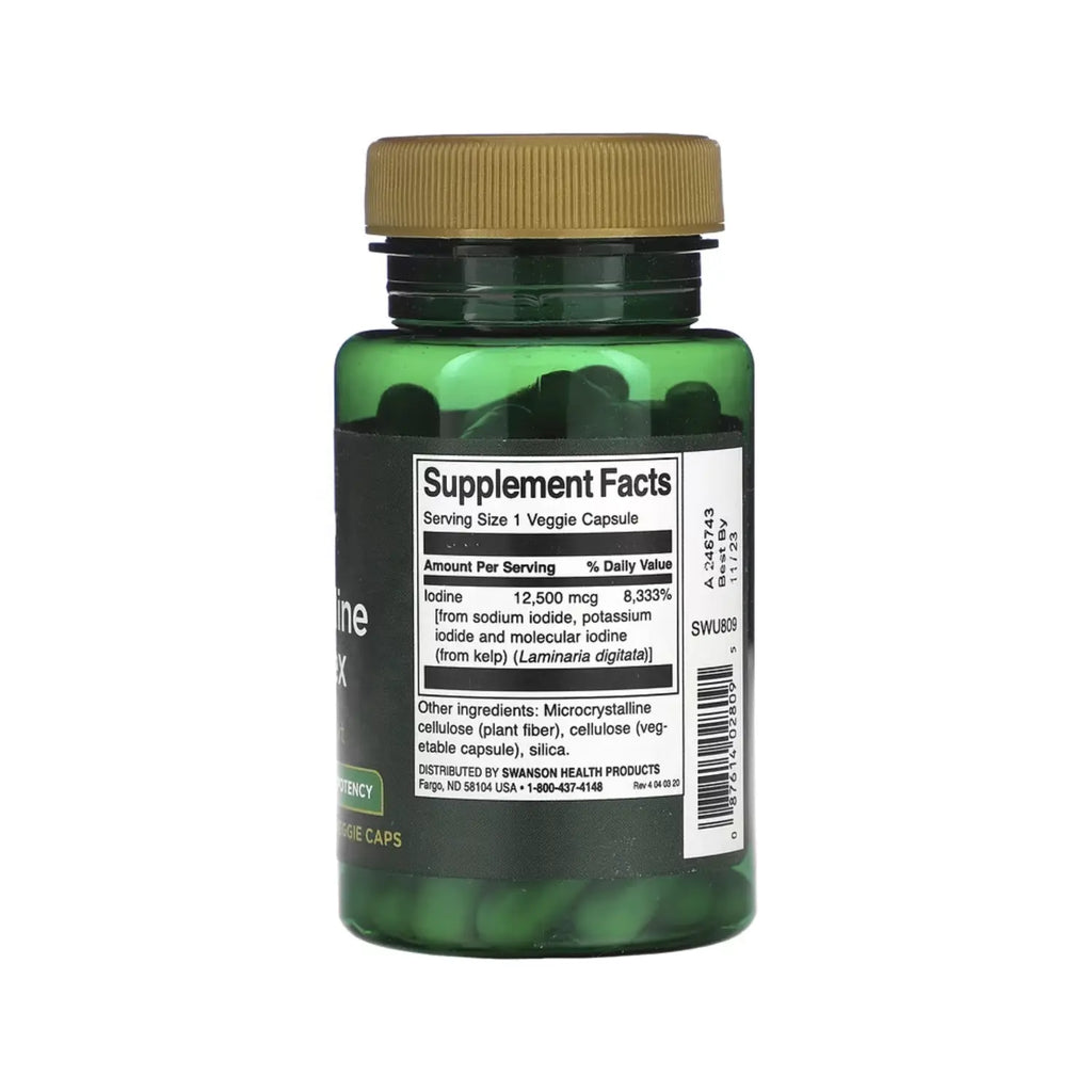 Triple Iodine Complex 60 Cáps Swanson Sfn