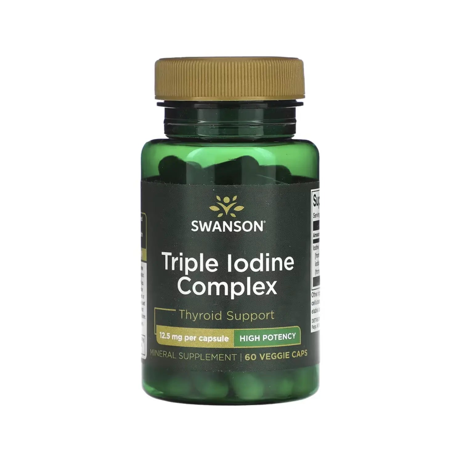 Triple Iodine Complex 60 Cáps Swanson Sfn