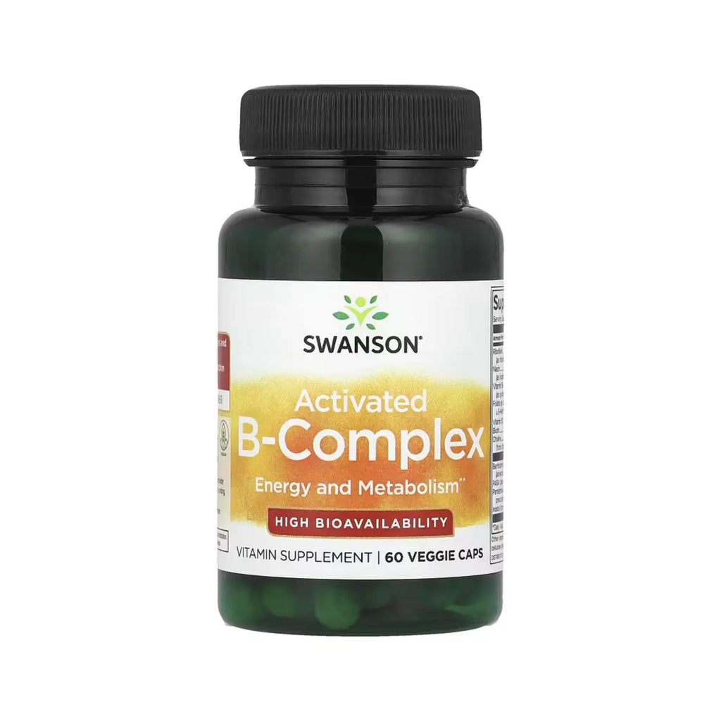 Swanson Activated B-Complex - High Bioavailability 60 Veg Caps sfn