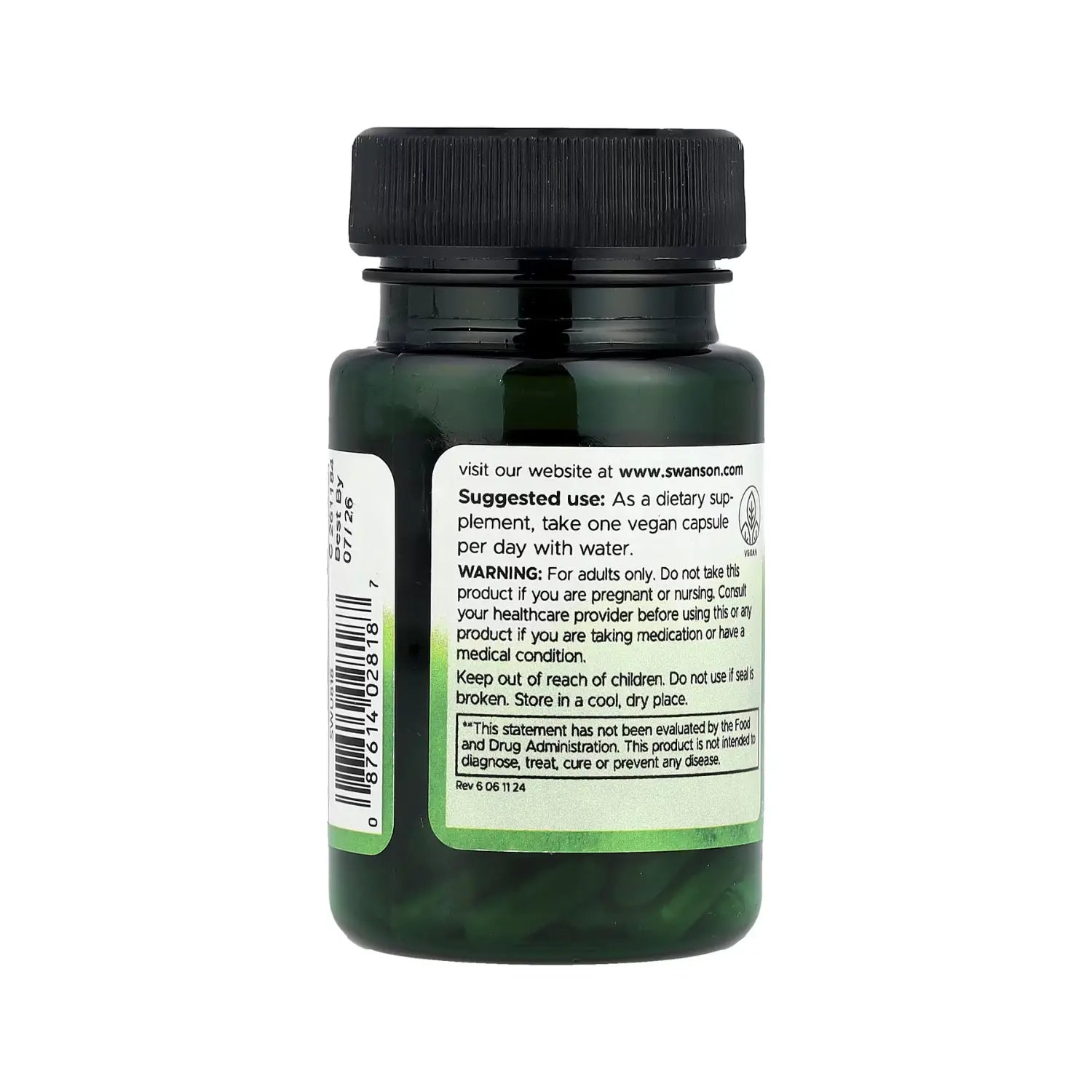 SWANSON PQQ 20 MG 30 CAPSULAS VEGETALES SF