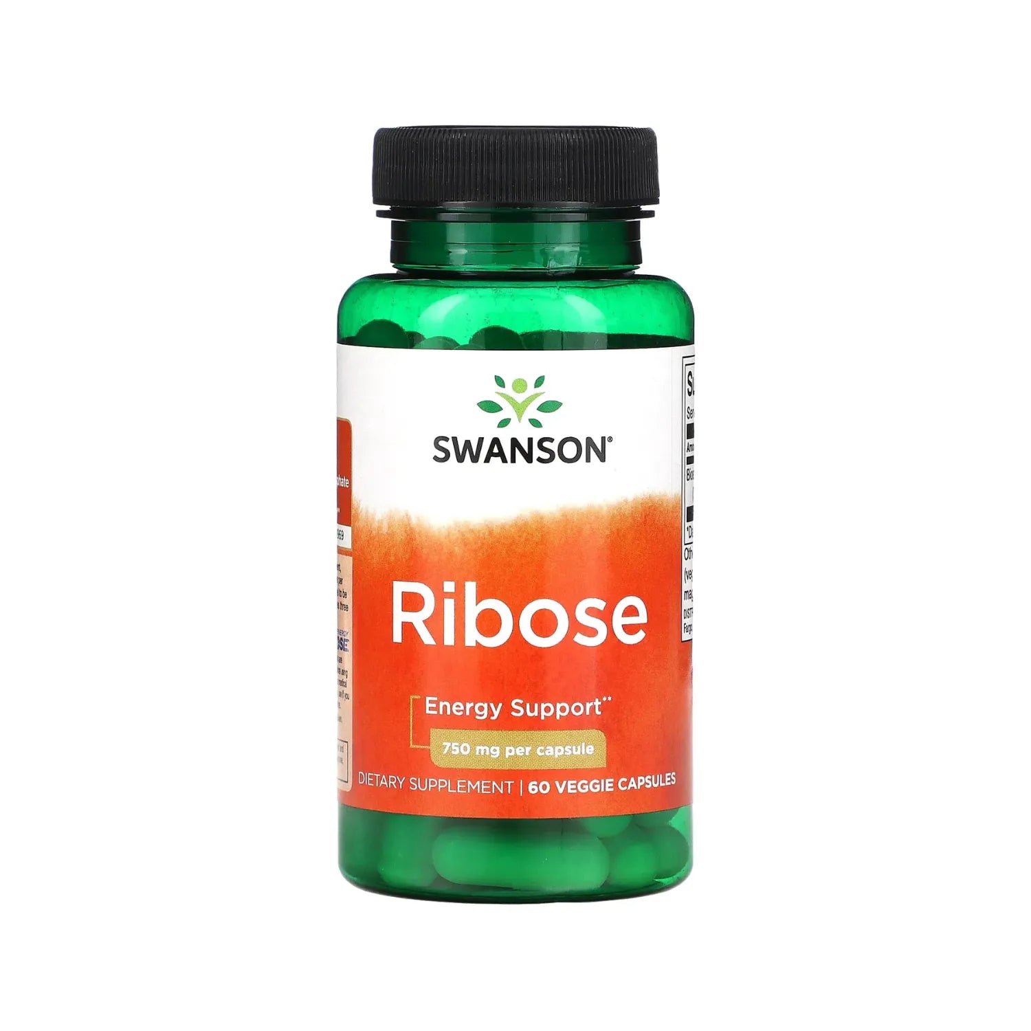 SWANSON 100 % RIBOSA PURA 750MG 60VEGCAPS SFN