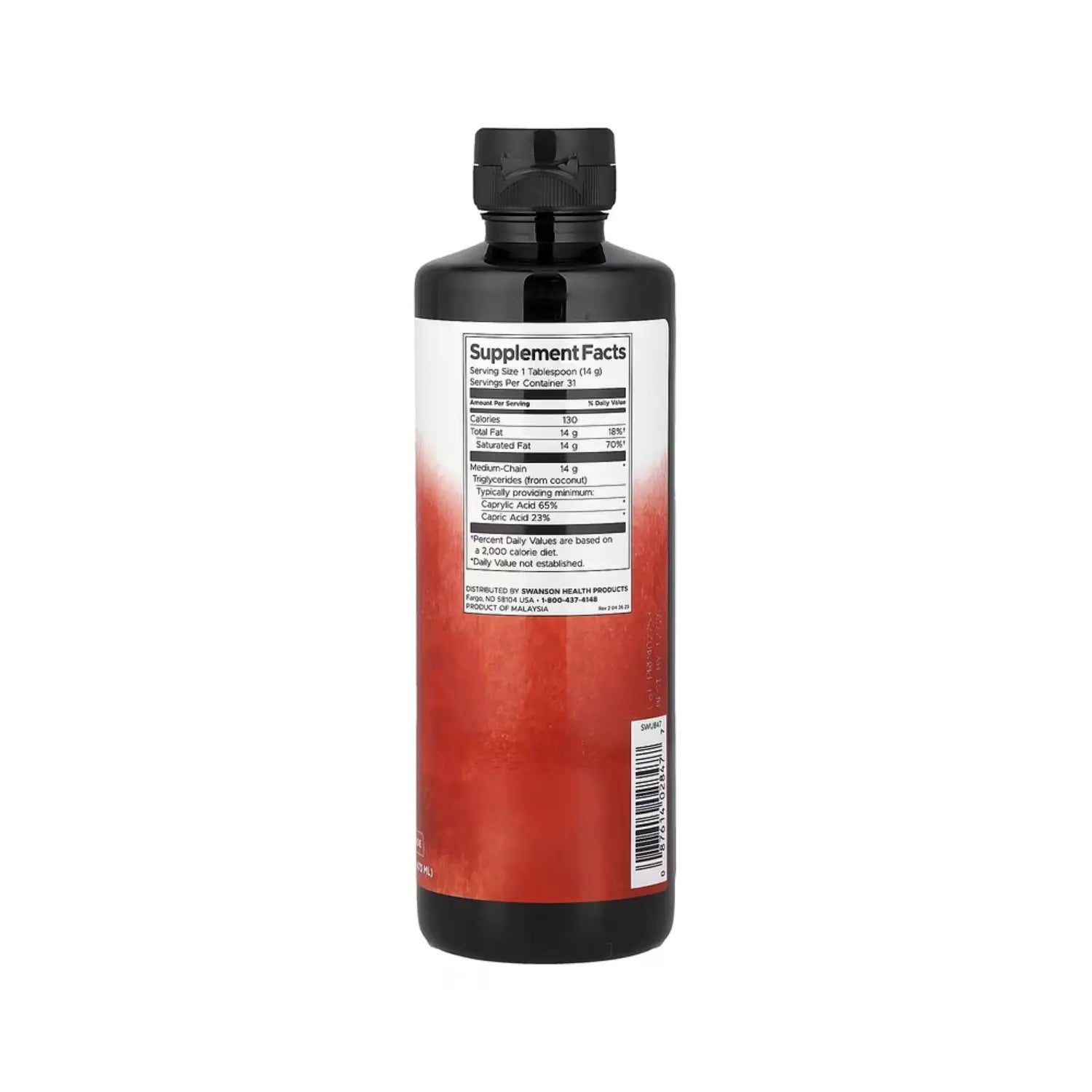 SWANSON ACEITE MCT GRADO FARMACTEUTICO 473 ML 100% PURO SFN