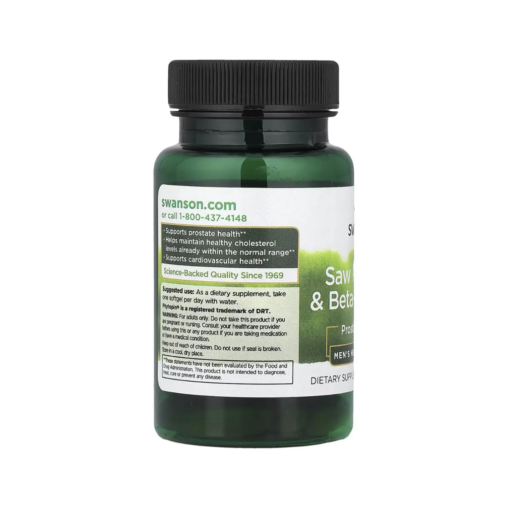 SWANSON PALMA ENANA AMERICANA Y BETA-SITOSTEROL 30 CAPS SFN