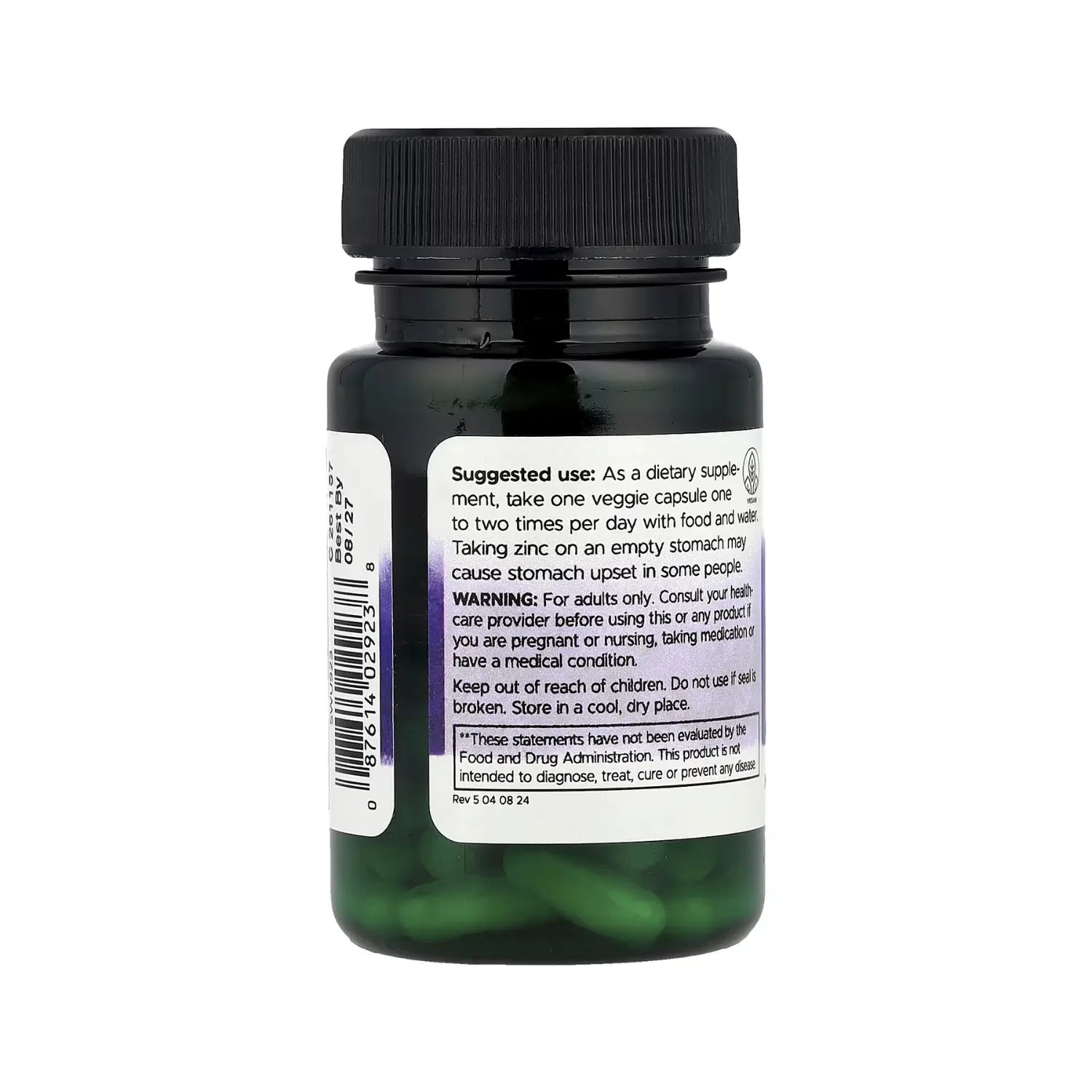 SWANSON OROTATO DE ZINC 60VEGCAPS SALUD INMUNE SFN