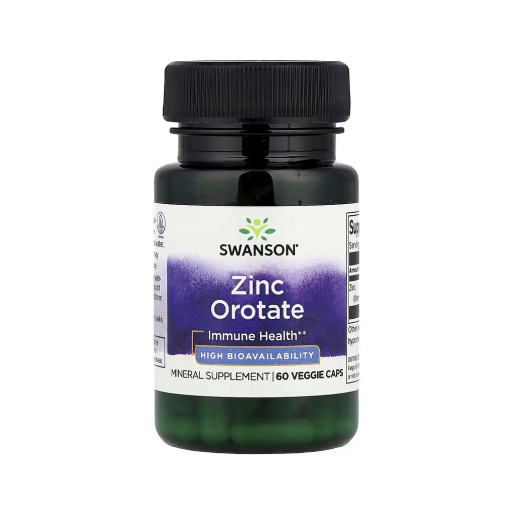 SWANSON OROTATO DE ZINC 60VEGCAPS SALUD INMUNE SFN