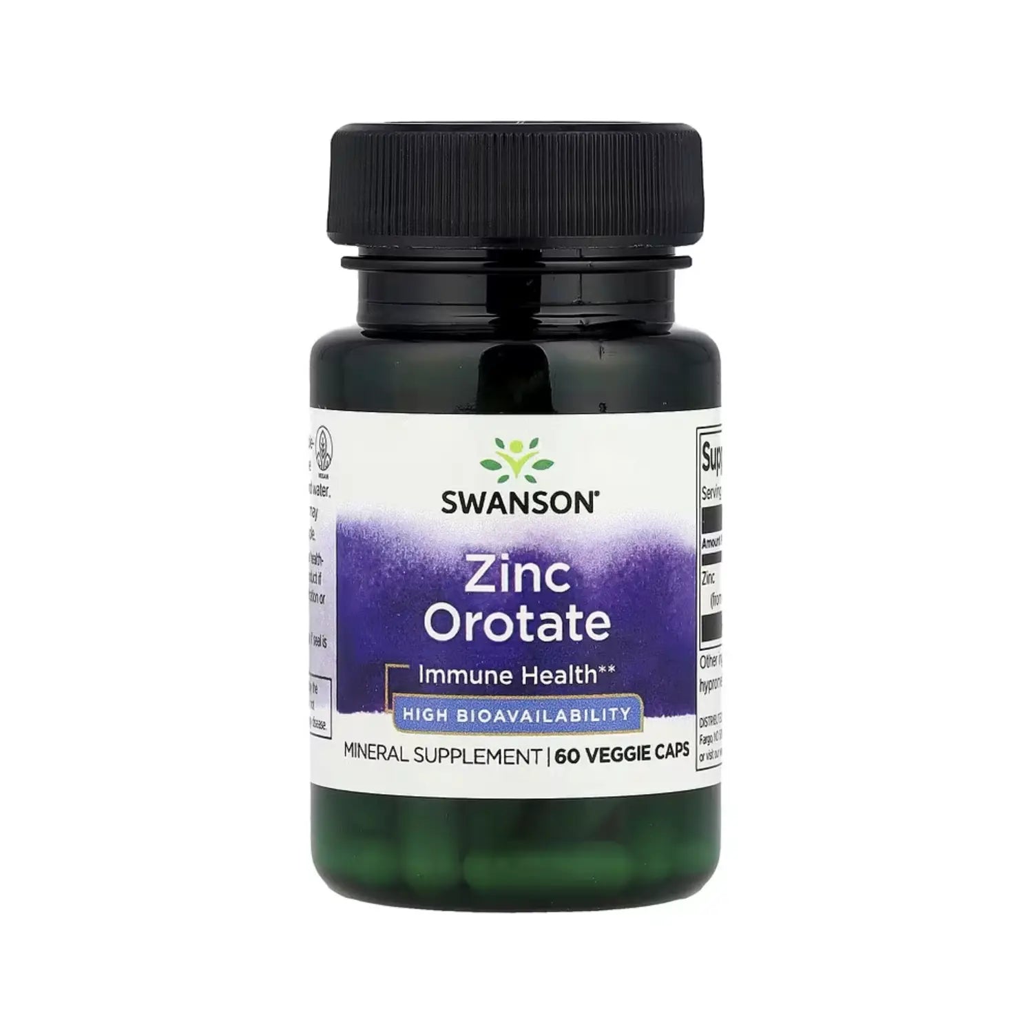 SWANSON OROTATO DE ZINC 60VEGCAPS SALUD INMUNE SFN