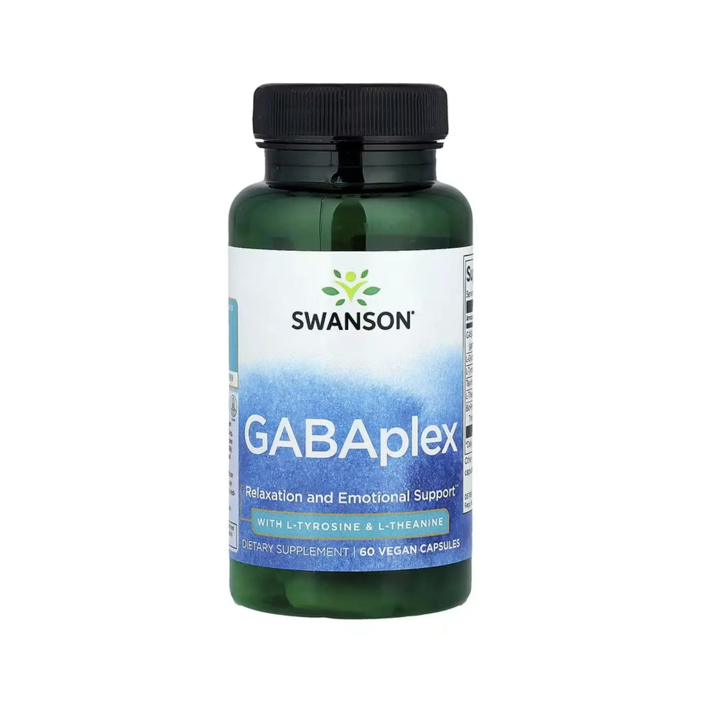 SWANSON GABAPLEX CON L-TIROSINA Y L-TEANINA 60 VEGCAPS SFN