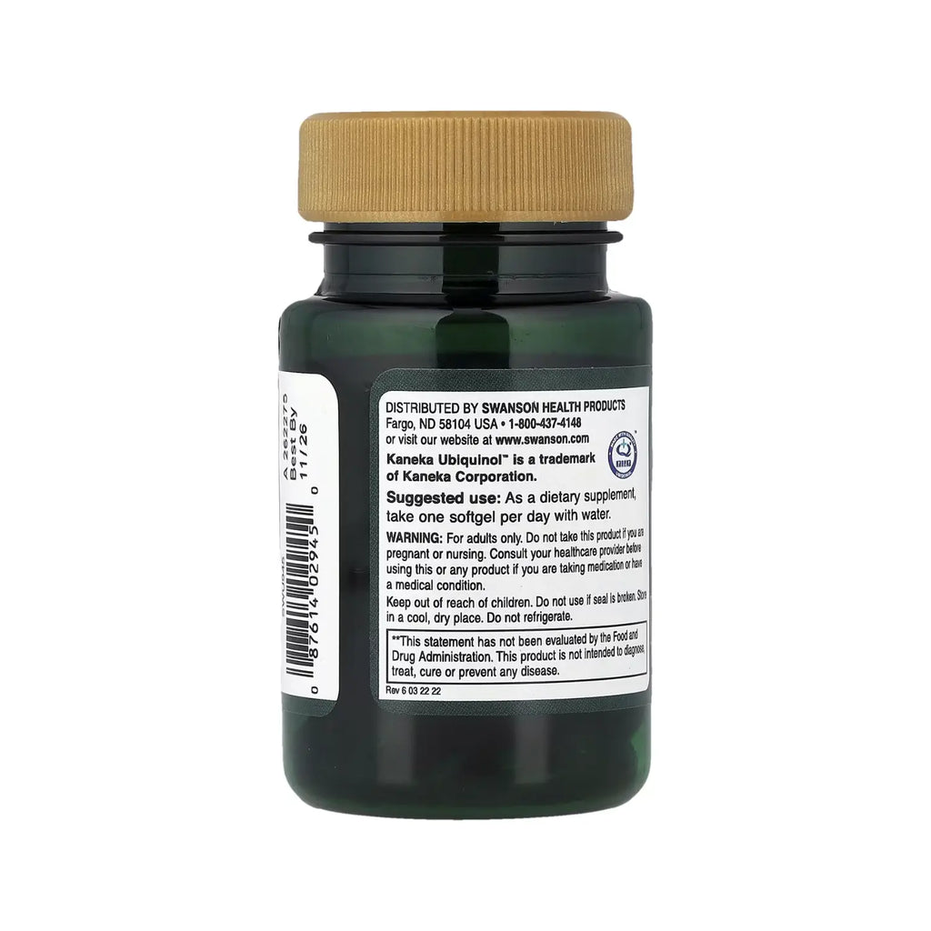 Swanson PQQ mejorado con Ubiquinol Mas Energia 30cap Sfn