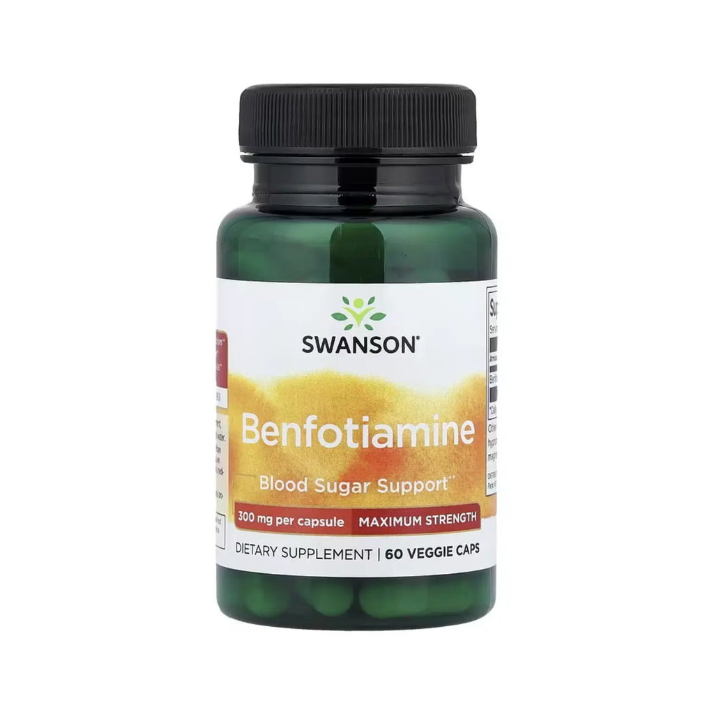 SWANSON BENFOTIAMINA - FUERZA MÁXIMA 300MG 60 VEGCAPS SFN
