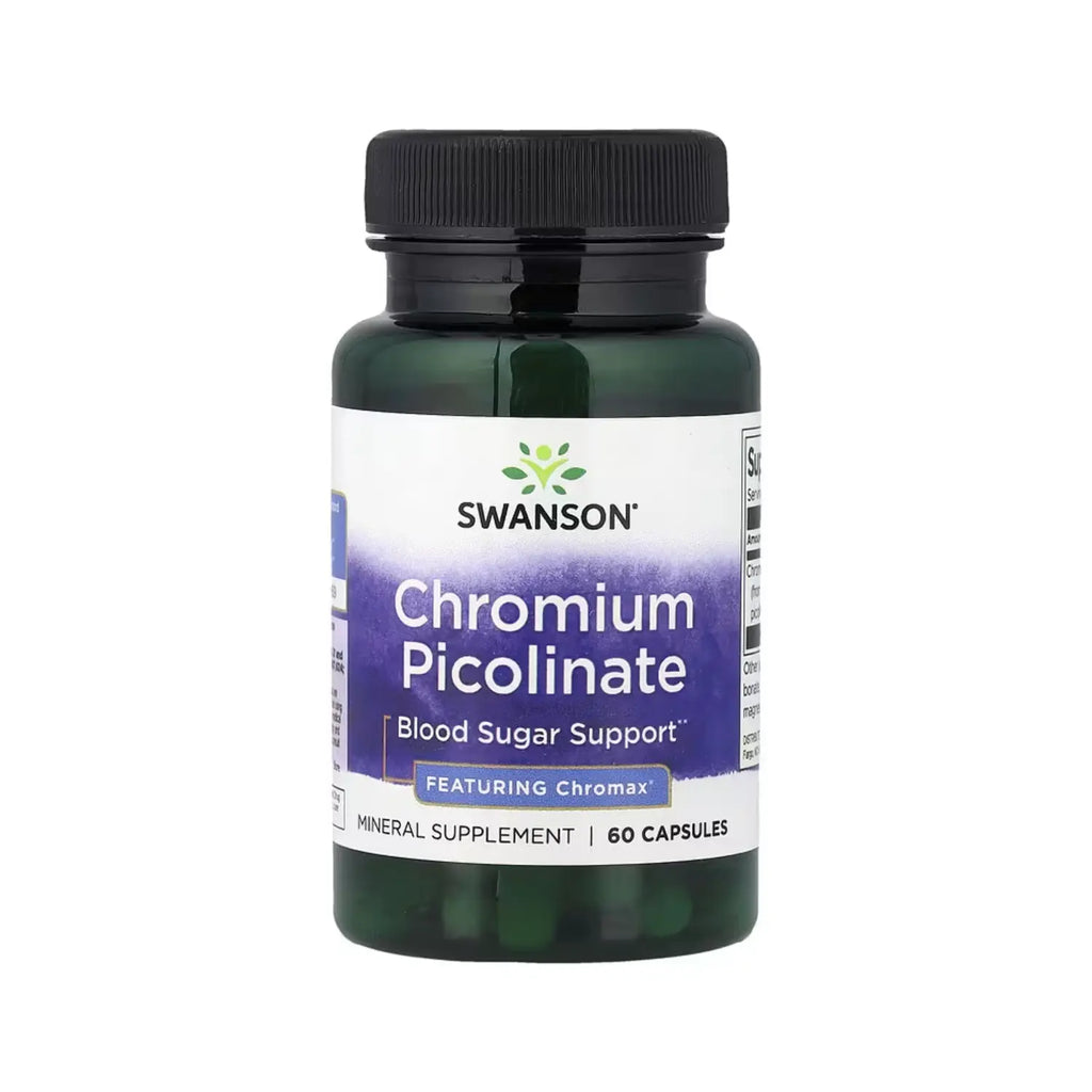 SWANSON PICOLINATO DE CROMO CON CHROMAX 200MCG 60 CAPS SFN