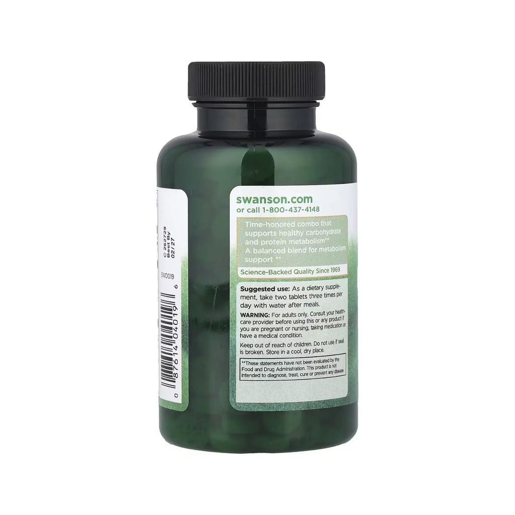 SWANSON LECITINA, ALGA MARINA, B-6 Y VINAGRE DE SIDRA 240 TABS SFN