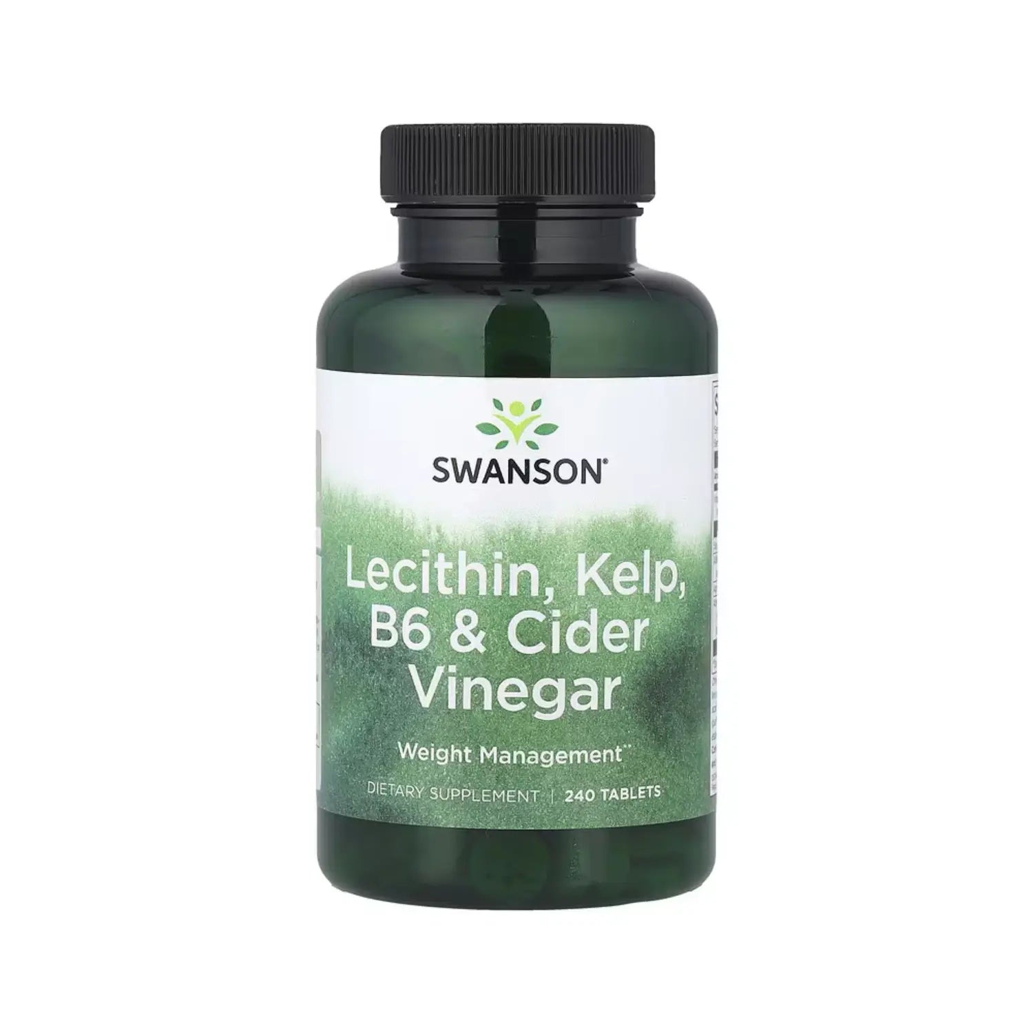 SWANSON LECITINA, ALGA MARINA, B-6 Y VINAGRE DE SIDRA 240 TABS SFN