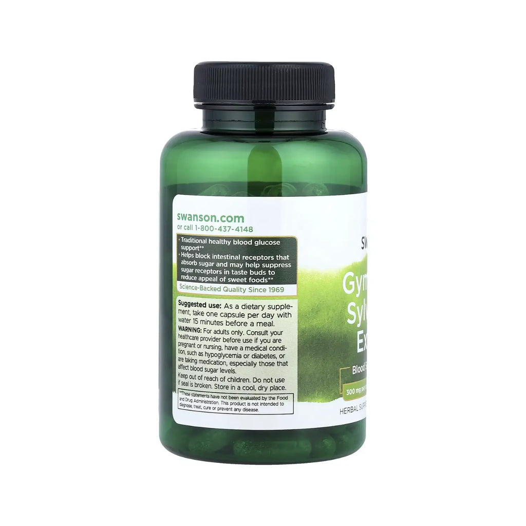 Swanson Gymnema Sylvestre Extract - Standardized 300 mg 120 Caps SFN