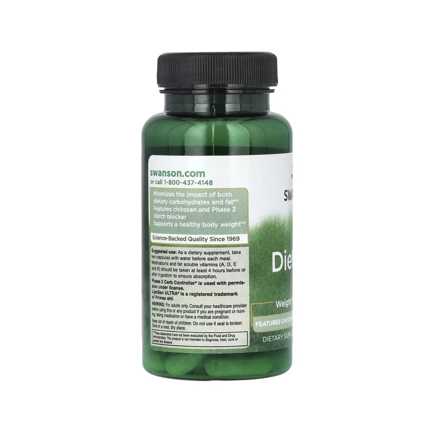 SWANSON DUO DIETETICO CONTROL DE PESO 60CAPS SFN