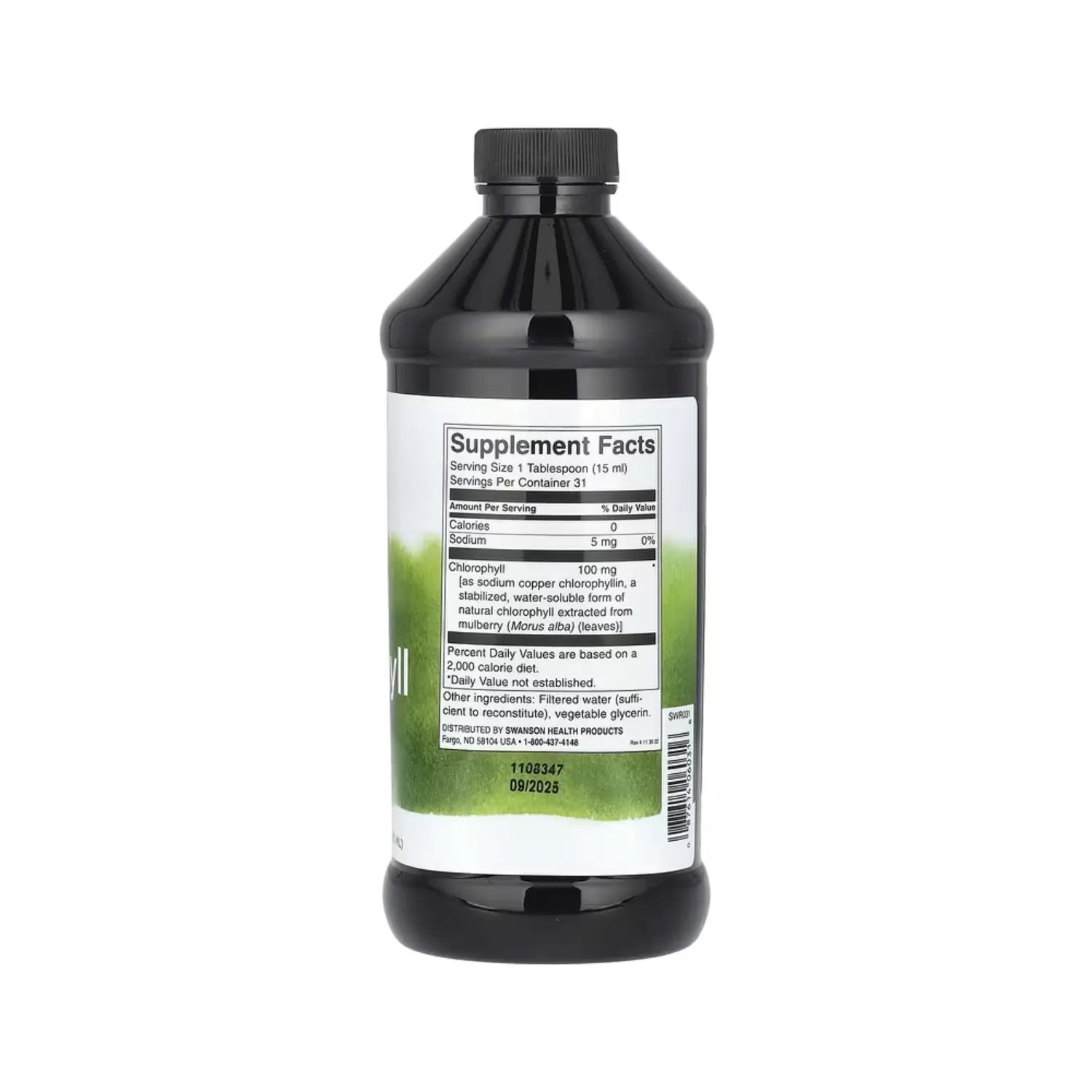 SWANSON CLOROFILA LÍQUIDA 100 MG, 473 ML (16 OZ. LÍQ.) SFN