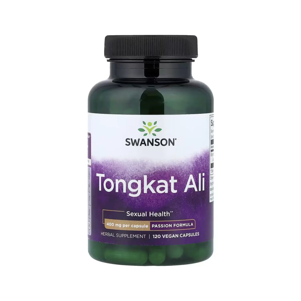 Tongkat Ali, 400 mg, 120 cápsulas Swanson, sabor Imp Eua, sin sabor