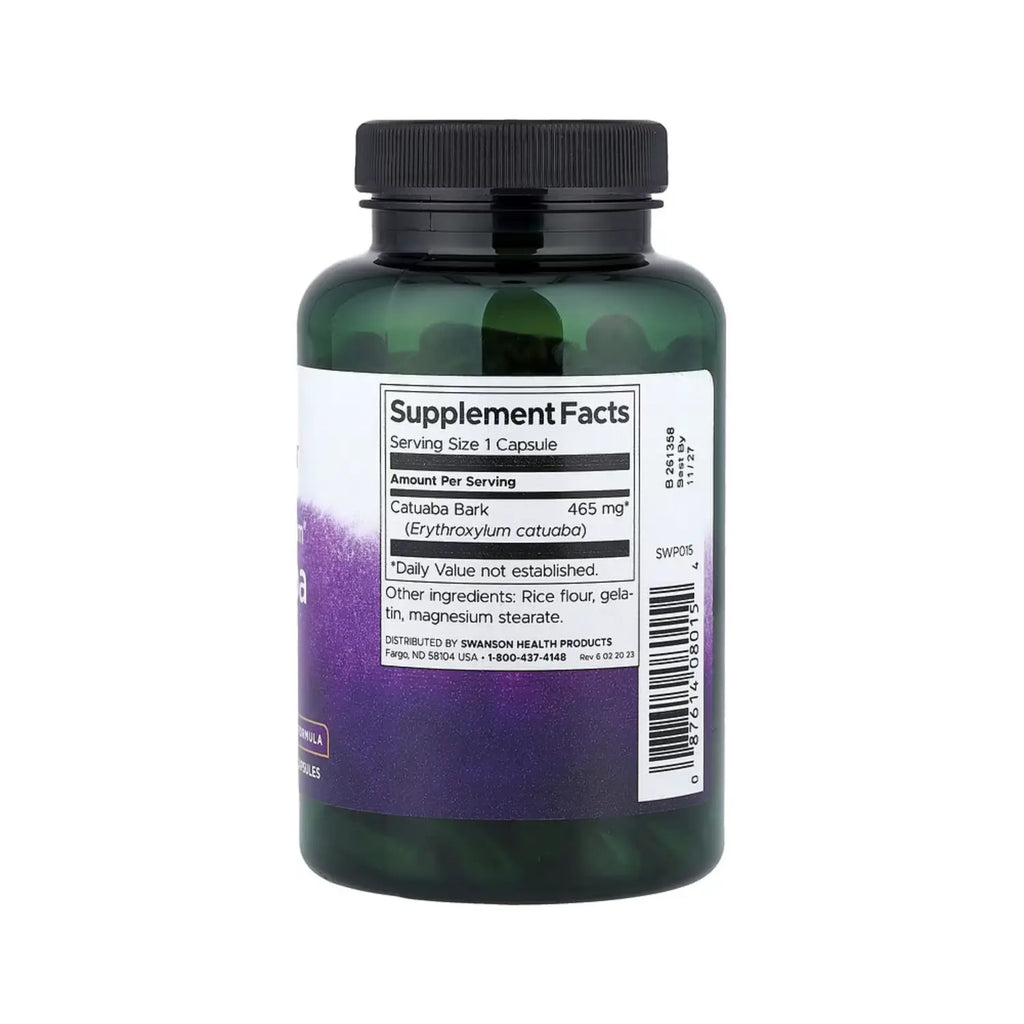 SWANSON CORTEZA DE CATUABA SALUD SEXUAL 465MG 120CAPS SFN