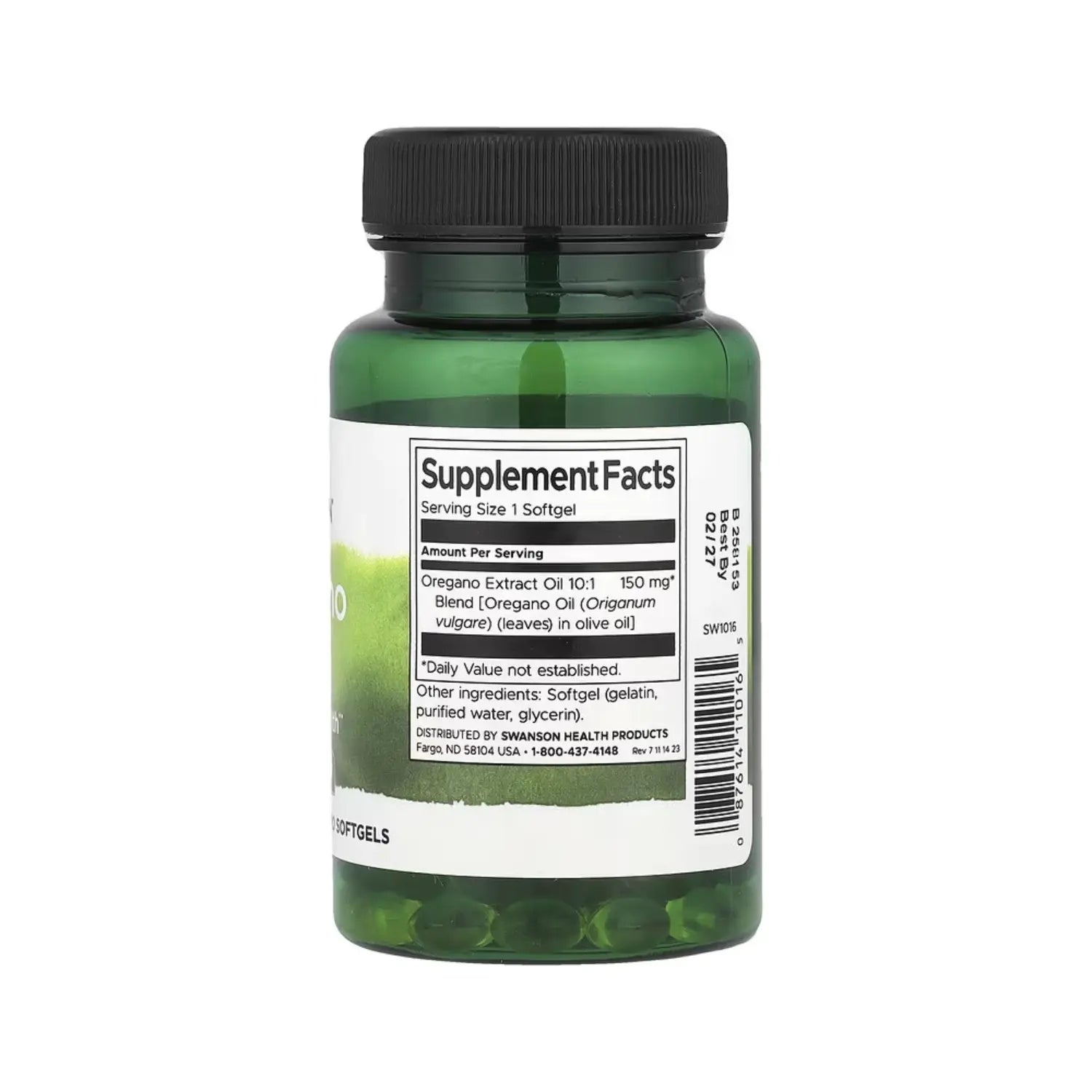SWANSON ACEITE DE OREGANO 120 SOFTGELS SFN