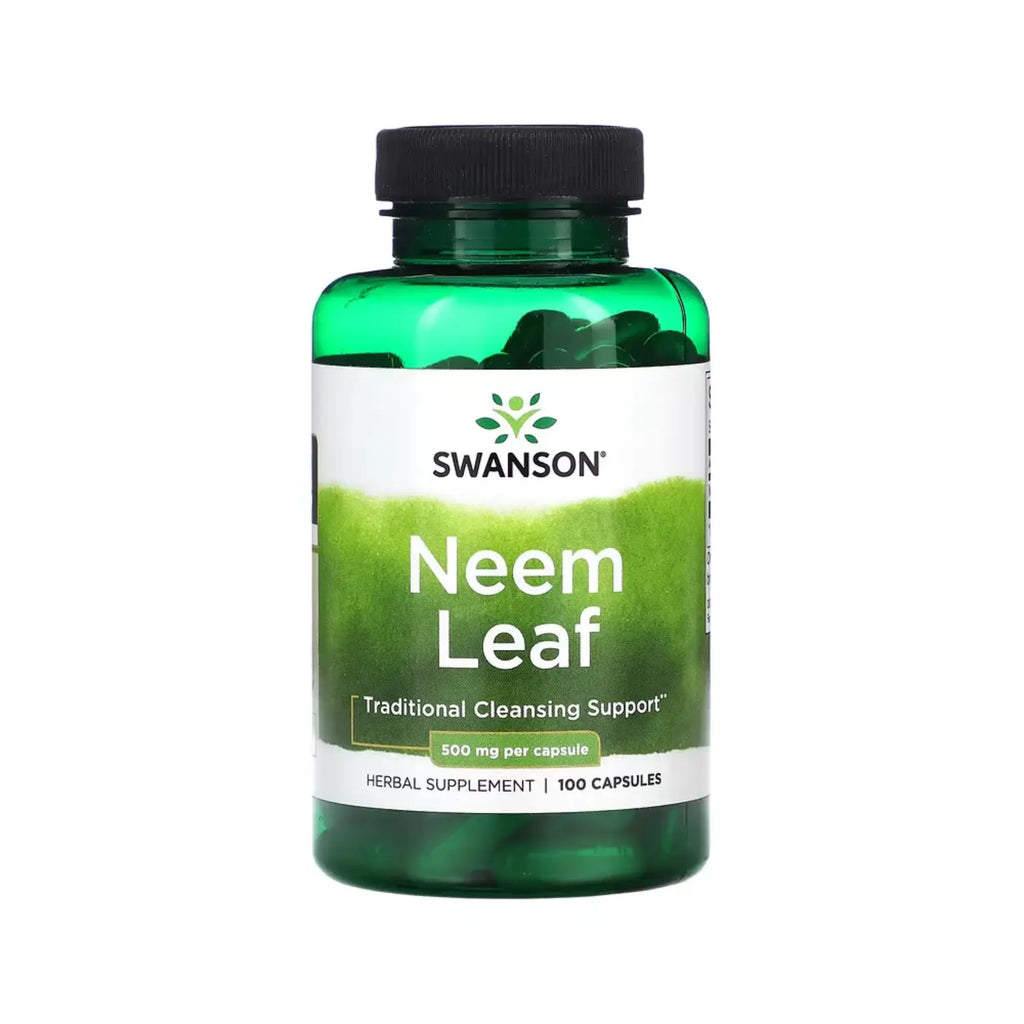 SWANSON HOJA DE NEEM 500MG 100CAPS SFN