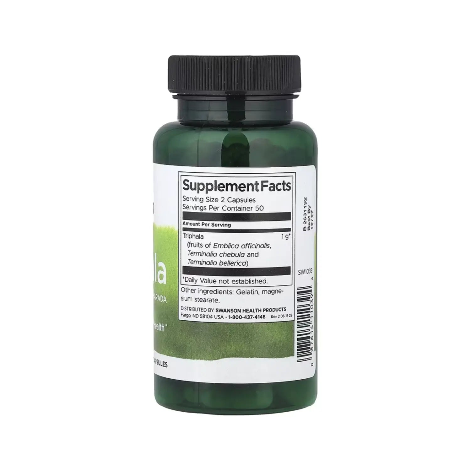 Swanson TRIPHALA 500 Mg 100 Caps Antioxidante Digestivo Sfn